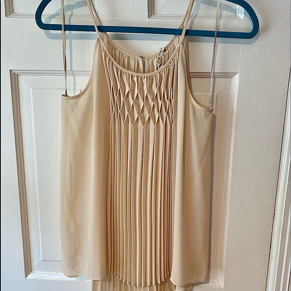 Cream Blouse Tank